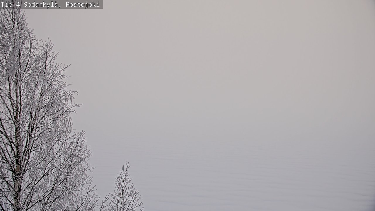 Weather Camera Image Road 4 Sodankylä, Postojoki, Sodankylä, Lappi