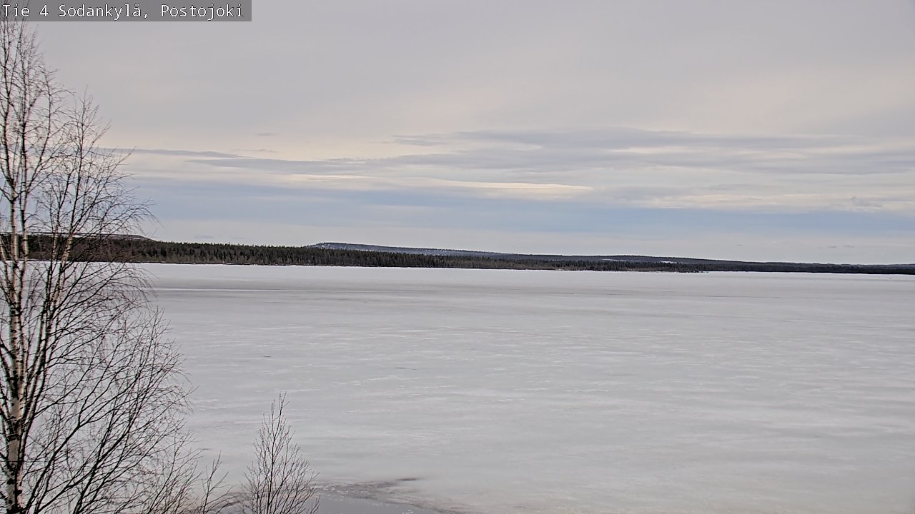 Weather Camera Image Väg 4 Sodankylä, Postojoki, Sodankylä, Lappi
