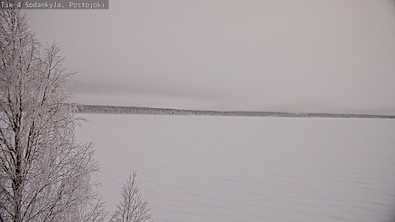 Weather Camera Image Road 4 Sodankylä, Postojoki, Sodankylä, Lappi