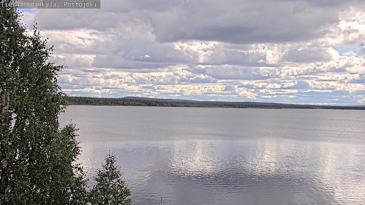 Weather Camera Image Väg 4 Sodankylä, Postojoki, Sodankylä, Lappi