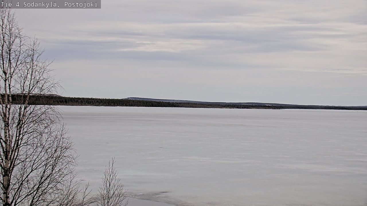 Weather Camera Image Väg 4 Sodankylä, Postojoki, Sodankylä, Lappi