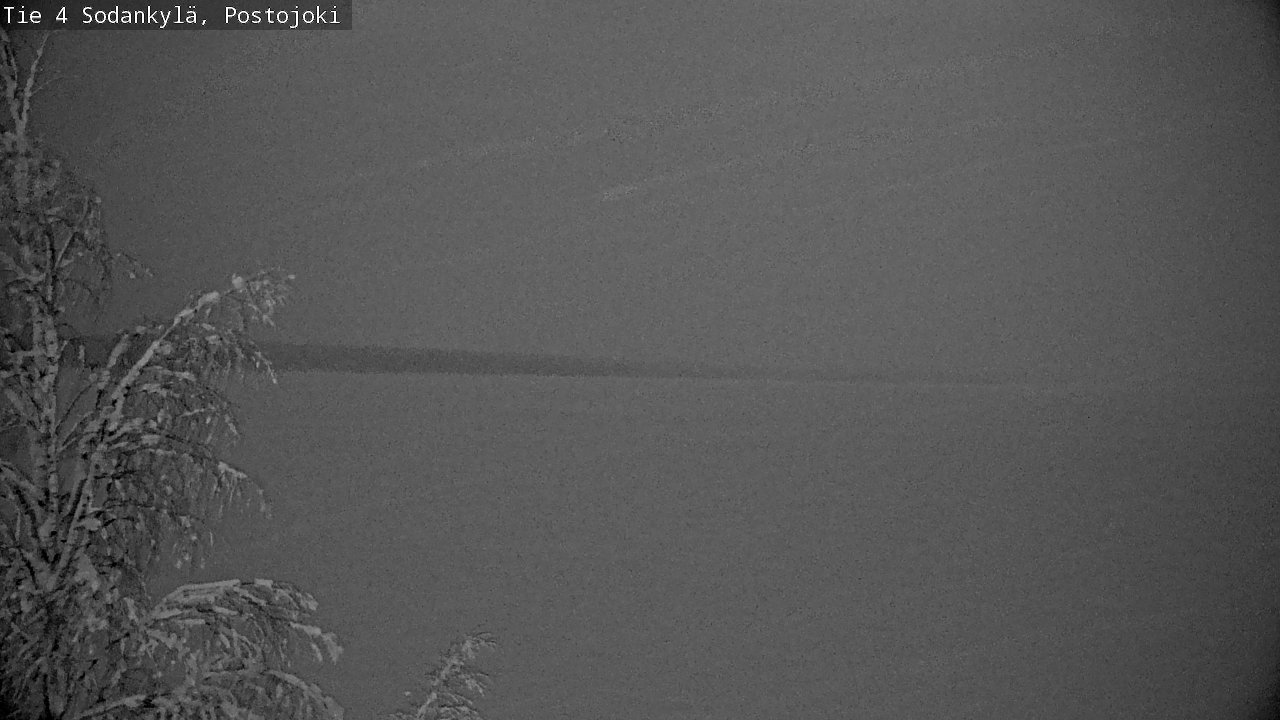 Weather Camera Image Road 4 Sodankylä, Postojoki, Sodankylä, Lappi