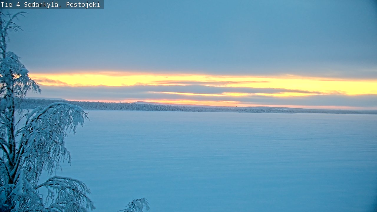 Weather Camera Image Road 4 Sodankylä, Postojoki, Sodankylä, Lappi