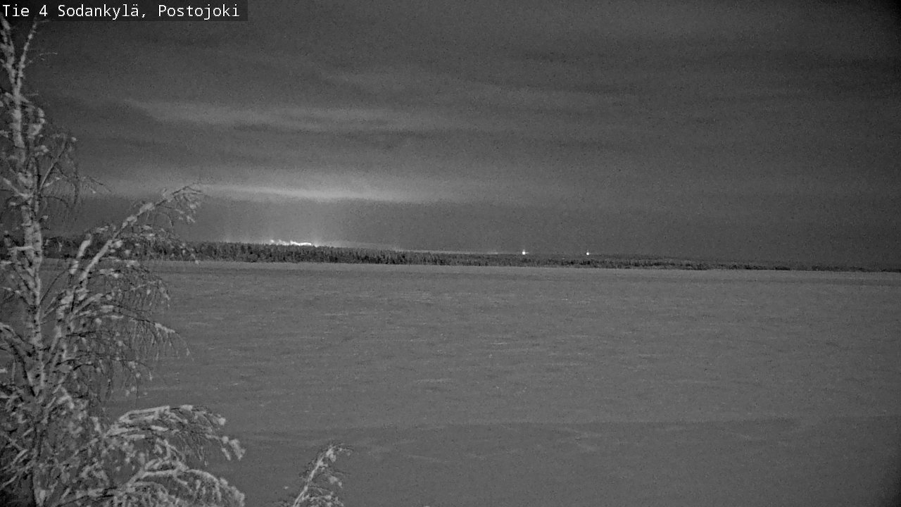 Weather Camera Image Road 4 Sodankylä, Postojoki, Sodankylä, Lappi