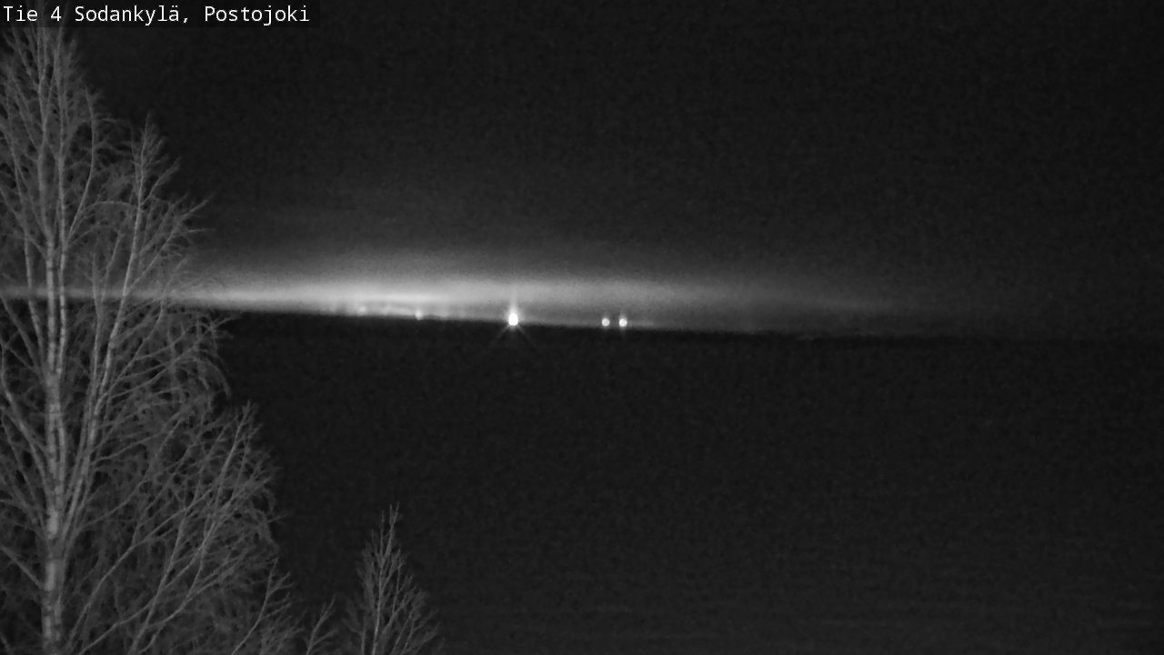 Weather Camera Image Road 4 Sodankylä, Postojoki, Sodankylä, Lappi