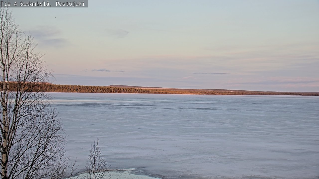 Weather Camera Image Väg 4 Sodankylä, Postojoki, Sodankylä, Lappi