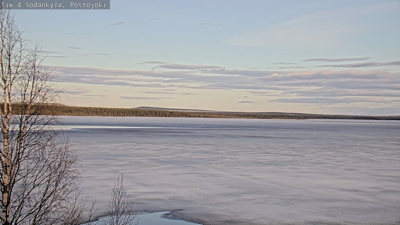 Weather Camera Image Väg 4 Sodankylä, Postojoki, Sodankylä, Lappi