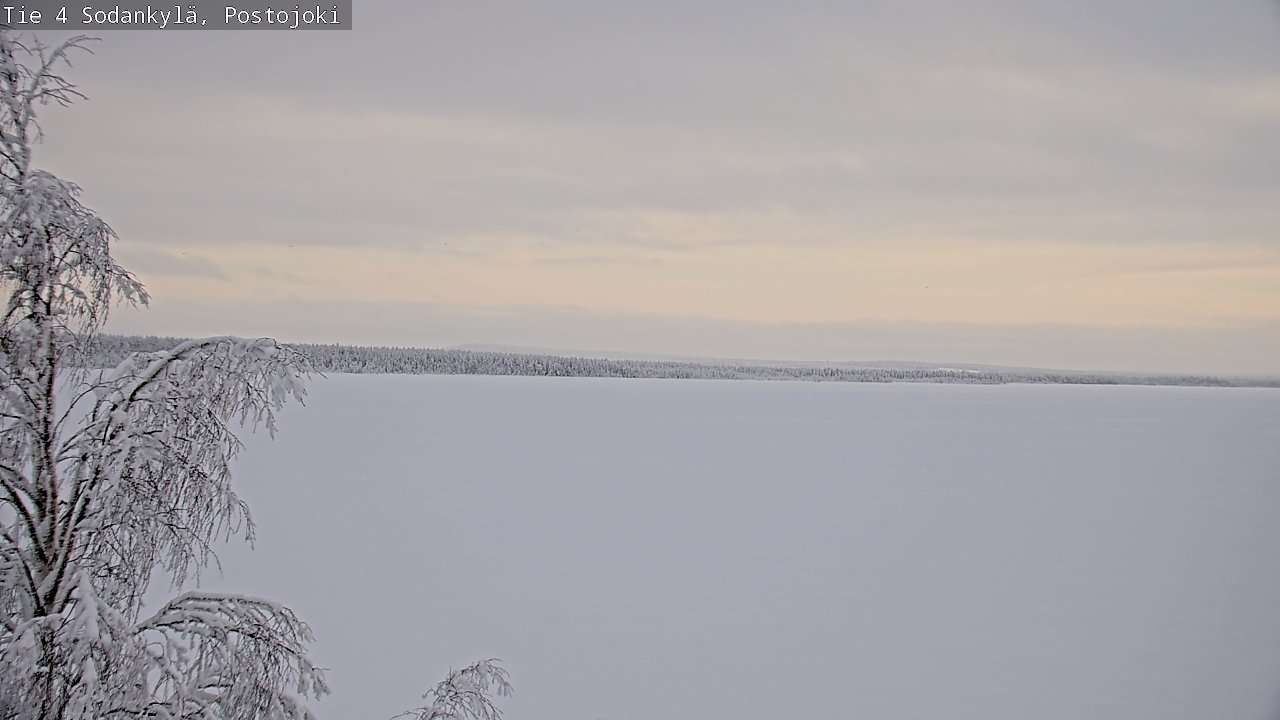 Weather Camera Image Road 4 Sodankylä, Postojoki, Sodankylä, Lappi