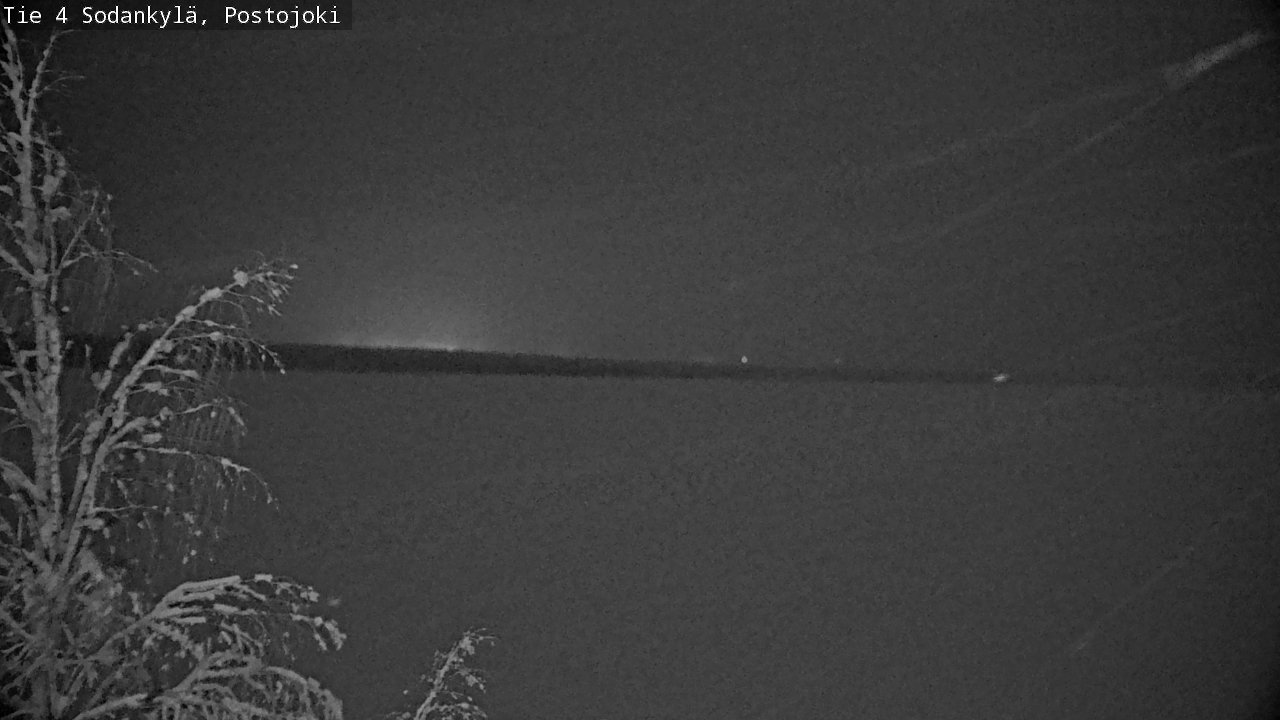 Weather Camera Image Väg 4 Sodankylä, Postojoki, Sodankylä, Lappi