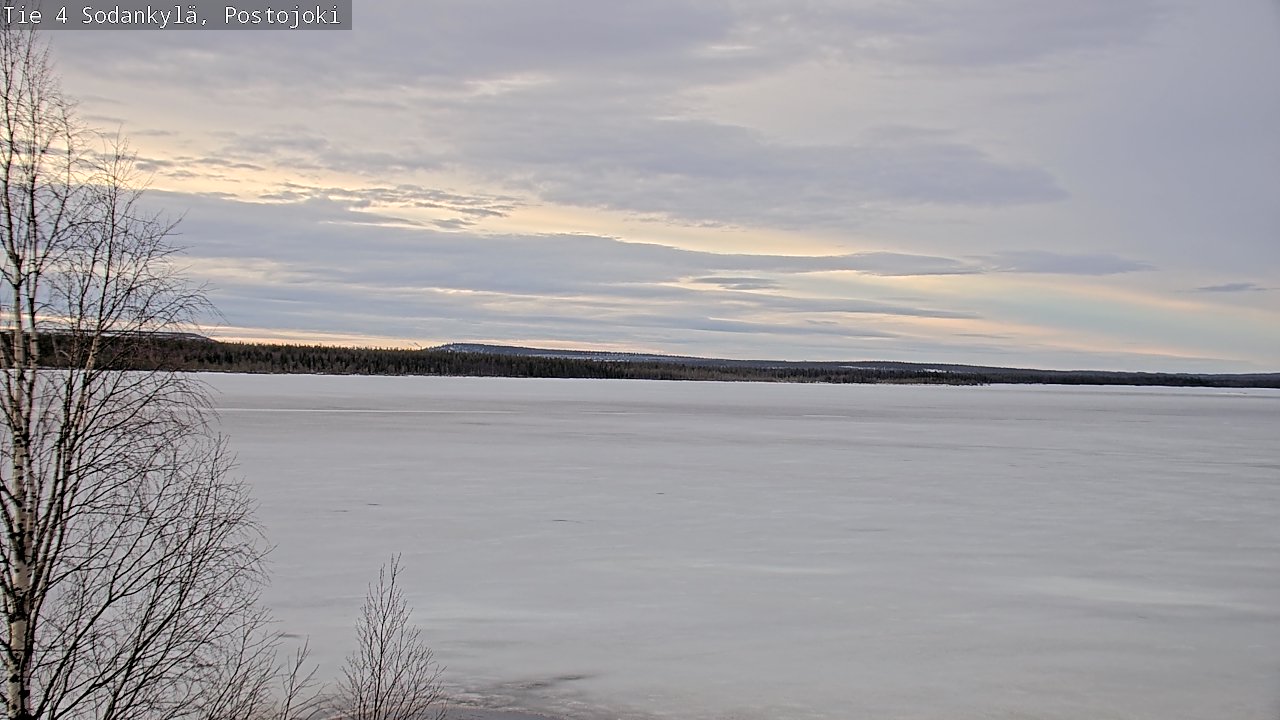 Weather Camera Image Väg 4 Sodankylä, Postojoki, Sodankylä, Lappi