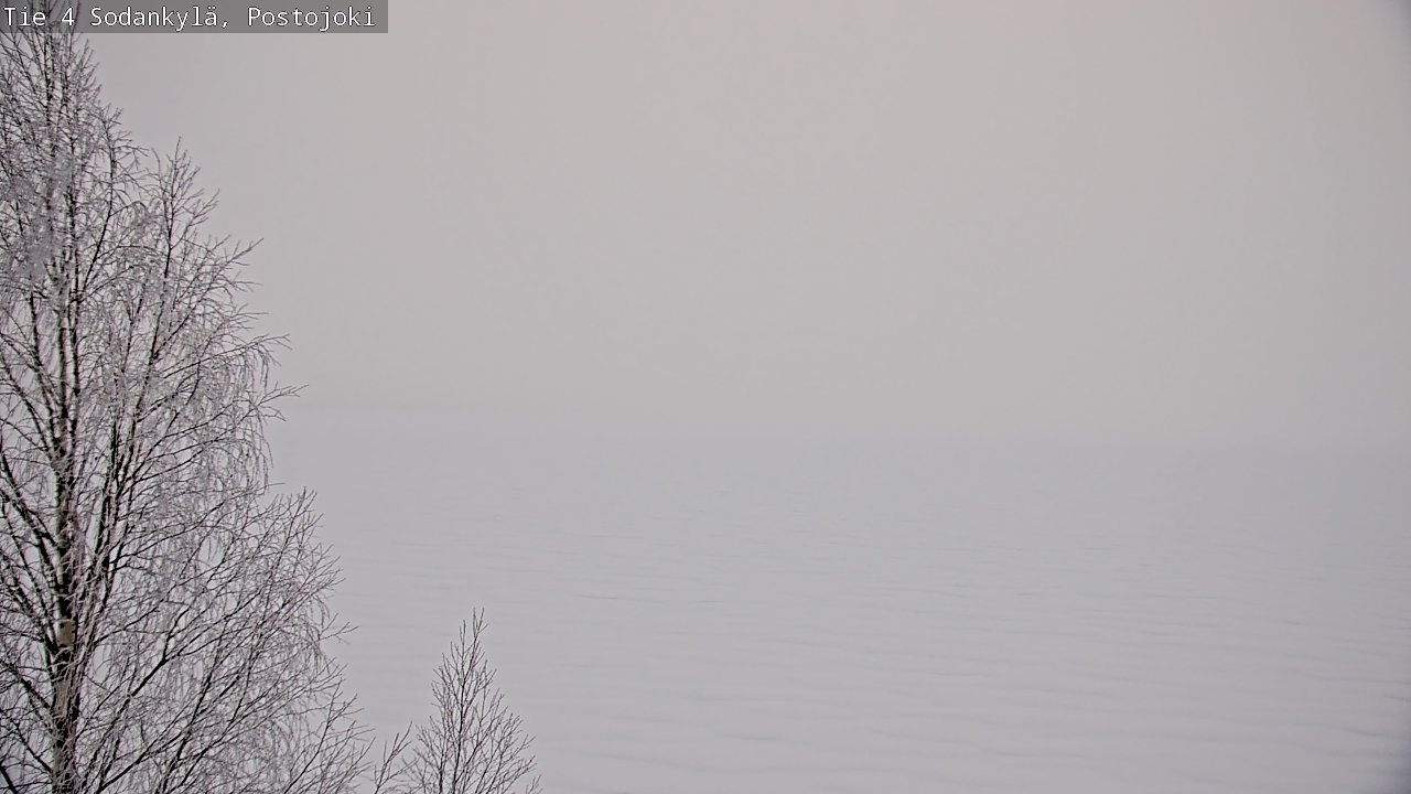 Weather Camera Image Road 4 Sodankylä, Postojoki, Sodankylä, Lappi