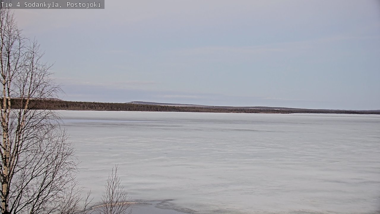 Weather Camera Image Väg 4 Sodankylä, Postojoki, Sodankylä, Lappi