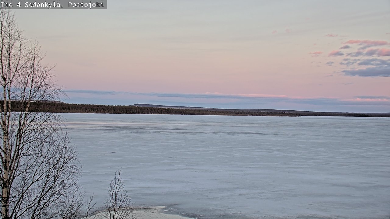 Weather Camera Image Väg 4 Sodankylä, Postojoki, Sodankylä, Lappi