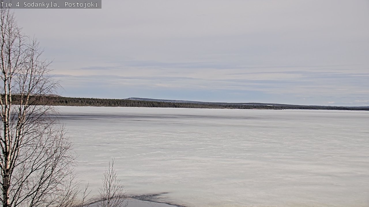 Weather Camera Image Väg 4 Sodankylä, Postojoki, Sodankylä, Lappi