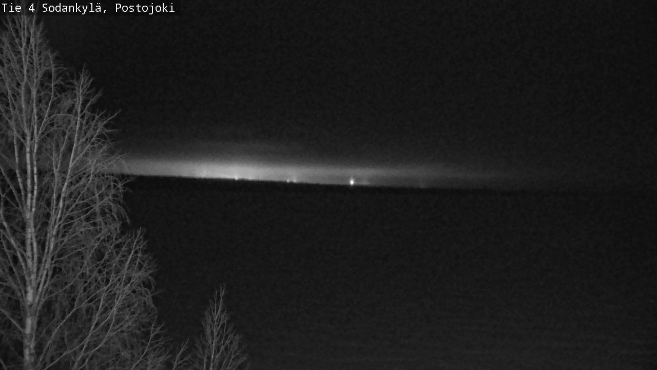 Weather Camera Image Road 4 Sodankylä, Postojoki, Sodankylä, Lappi