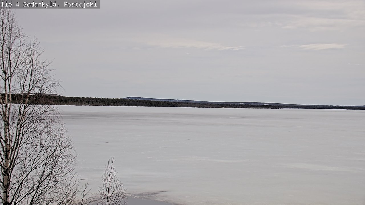Weather Camera Image Väg 4 Sodankylä, Postojoki, Sodankylä, Lappi