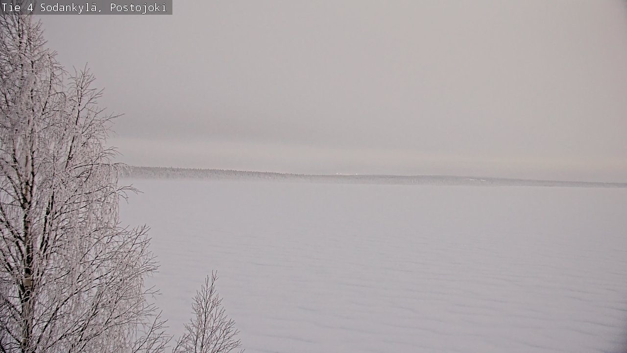 Weather Camera Image Road 4 Sodankylä, Postojoki, Sodankylä, Lappi