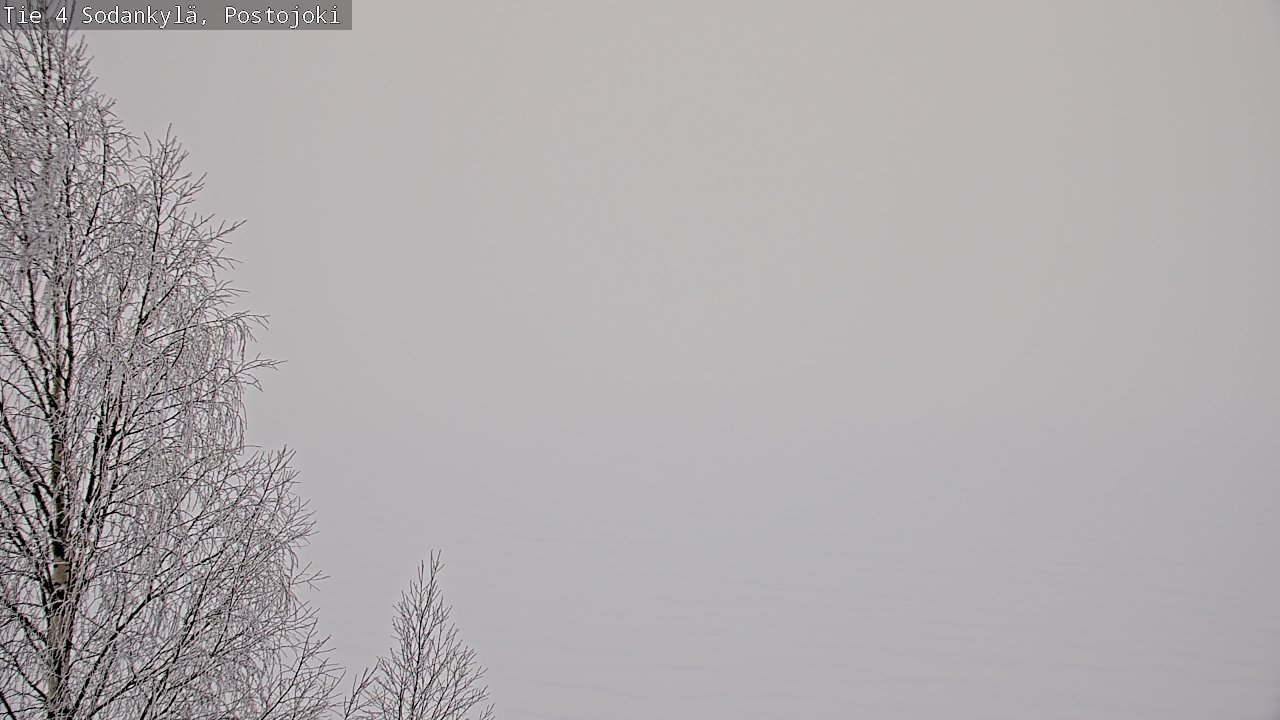 Weather Camera Image Road 4 Sodankylä, Postojoki, Sodankylä, Lappi