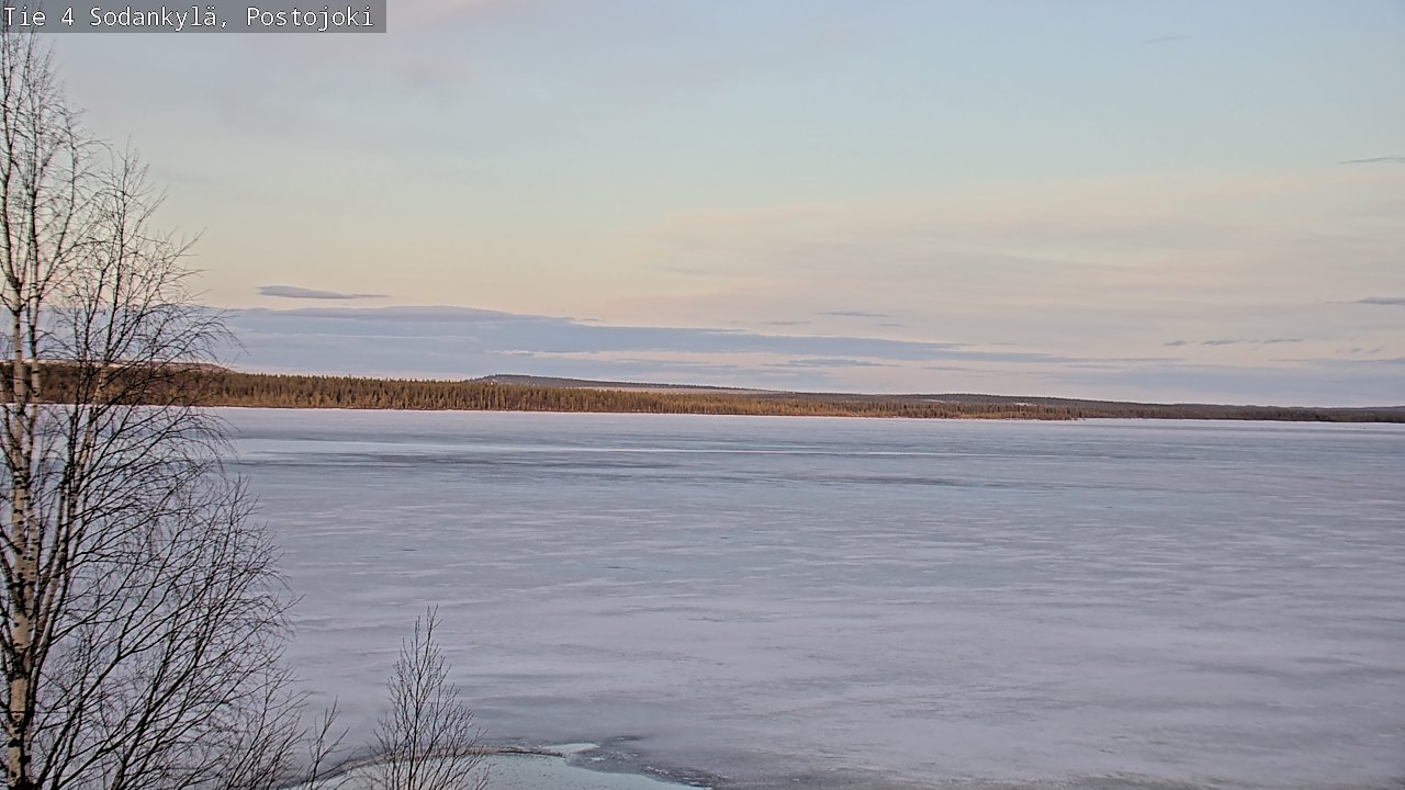 Weather Camera Image Väg 4 Sodankylä, Postojoki, Sodankylä, Lappi