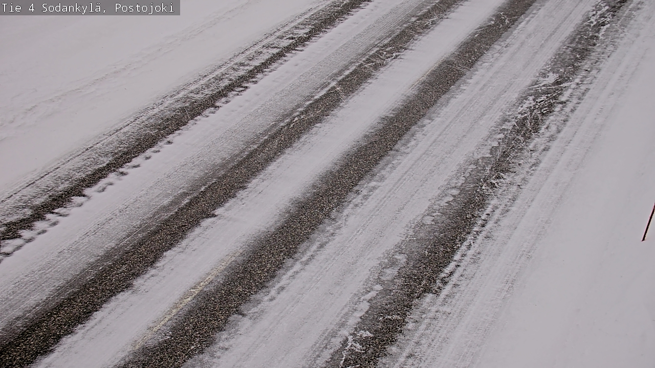 Weather Camera Image Road 4 Sodankylä, Postojoki, Sodankylä, Lappi