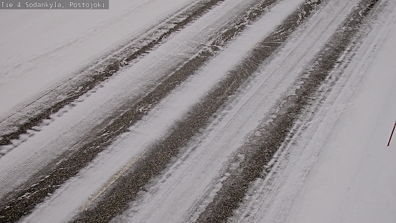 Weather Camera Image Road 4 Sodankylä, Postojoki, Sodankylä, Lappi