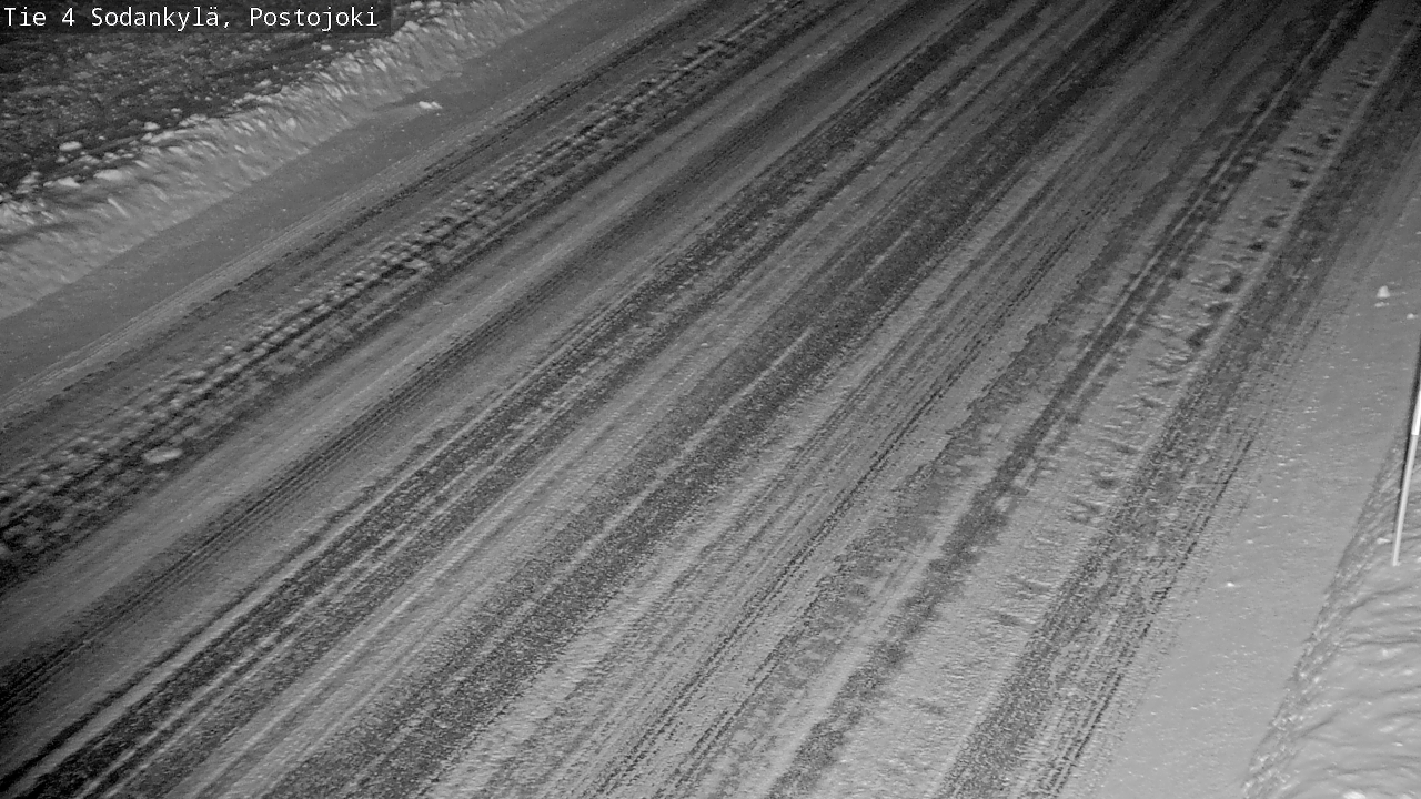 Weather Camera Image Väg 4 Sodankylä, Postojoki, Sodankylä, Lappi