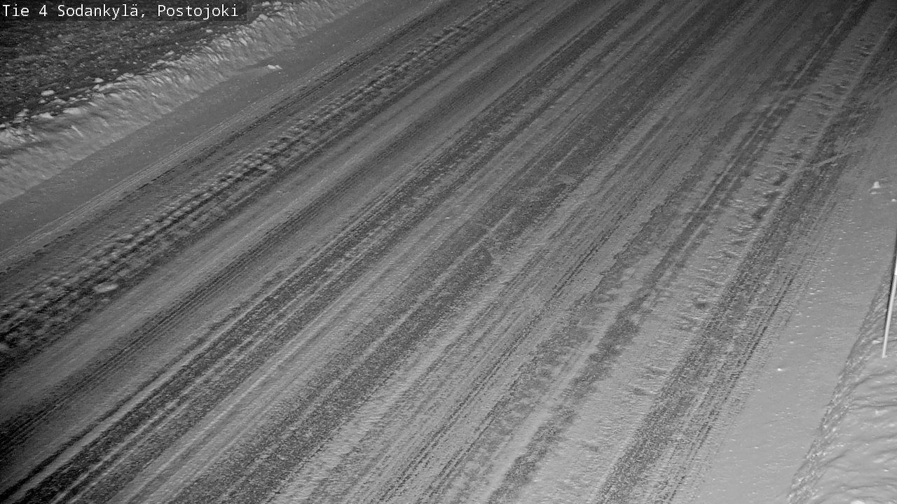 Weather Camera Image Väg 4 Sodankylä, Postojoki, Sodankylä, Lappi