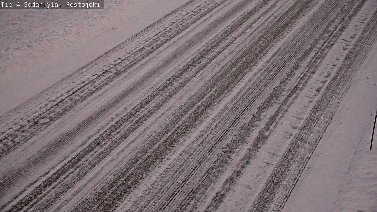 Weather Camera Image Road 4 Sodankylä, Postojoki, Sodankylä, Lappi