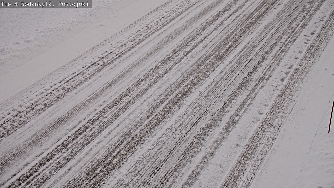 Weather Camera Image Road 4 Sodankylä, Postojoki, Sodankylä, Lappi