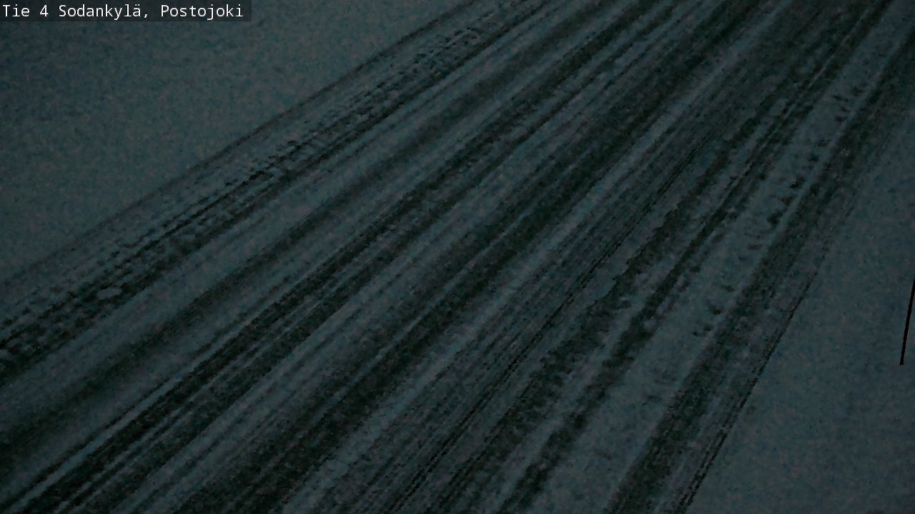Weather Camera Image Väg 4 Sodankylä, Postojoki, Sodankylä, Lappi