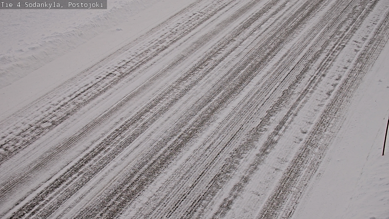 Weather Camera Image Road 4 Sodankylä, Postojoki, Sodankylä, Lappi