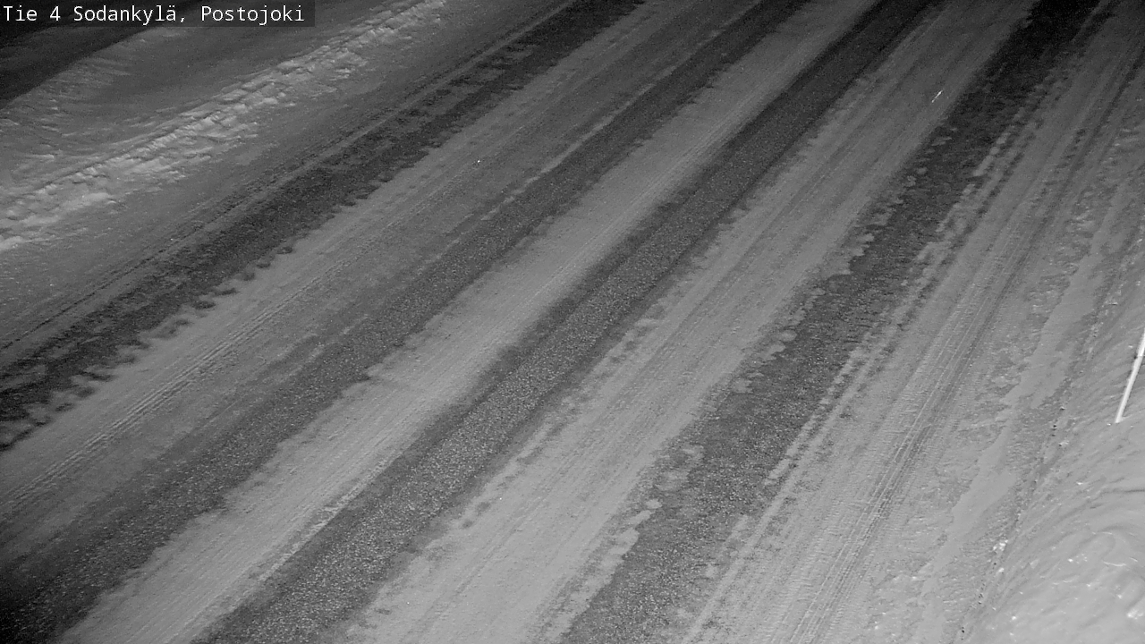 Weather Camera Image Road 4 Sodankylä, Postojoki, Sodankylä, Lappi