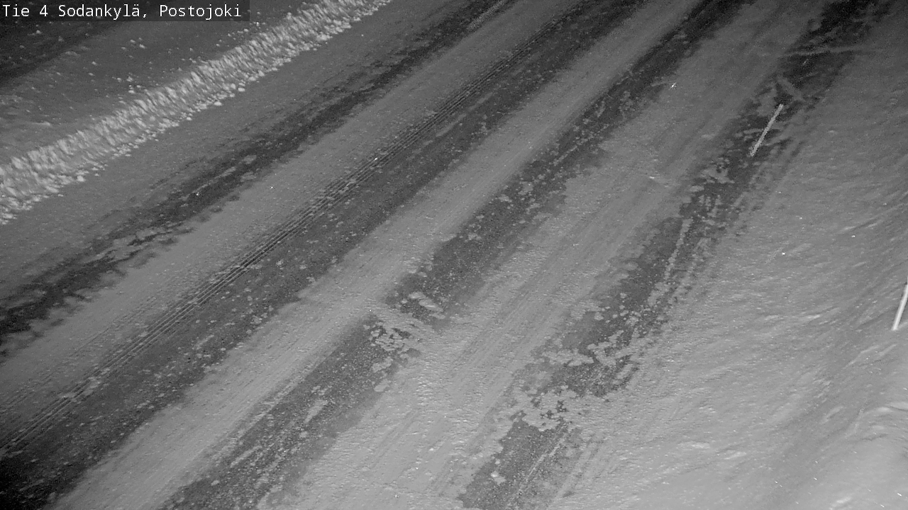 Weather Camera Image Road 4 Sodankylä, Postojoki, Sodankylä, Lappi