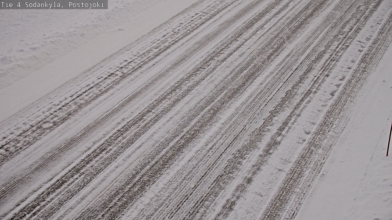 Weather Camera Image Road 4 Sodankylä, Postojoki, Sodankylä, Lappi