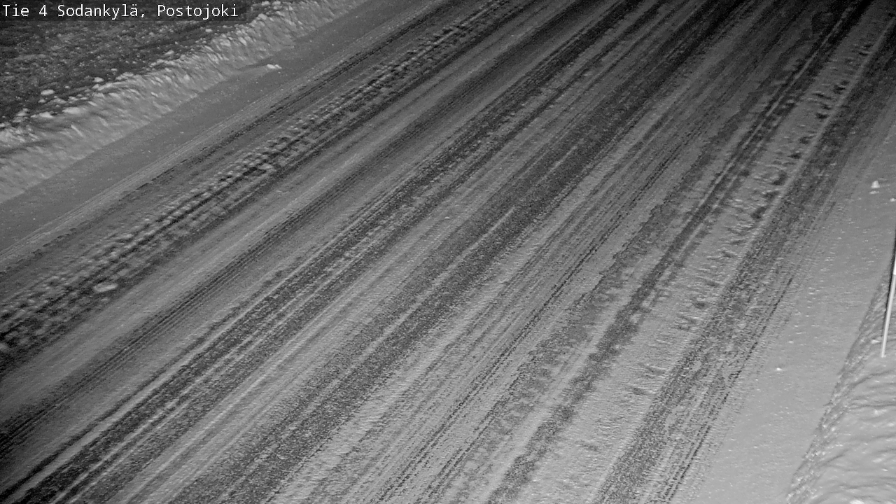 Weather Camera Image Väg 4 Sodankylä, Postojoki, Sodankylä, Lappi