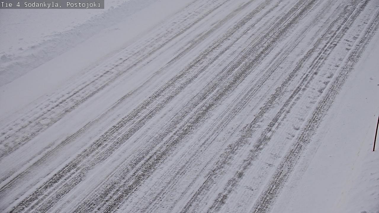 Weather Camera Image Road 4 Sodankylä, Postojoki, Sodankylä, Lappi
