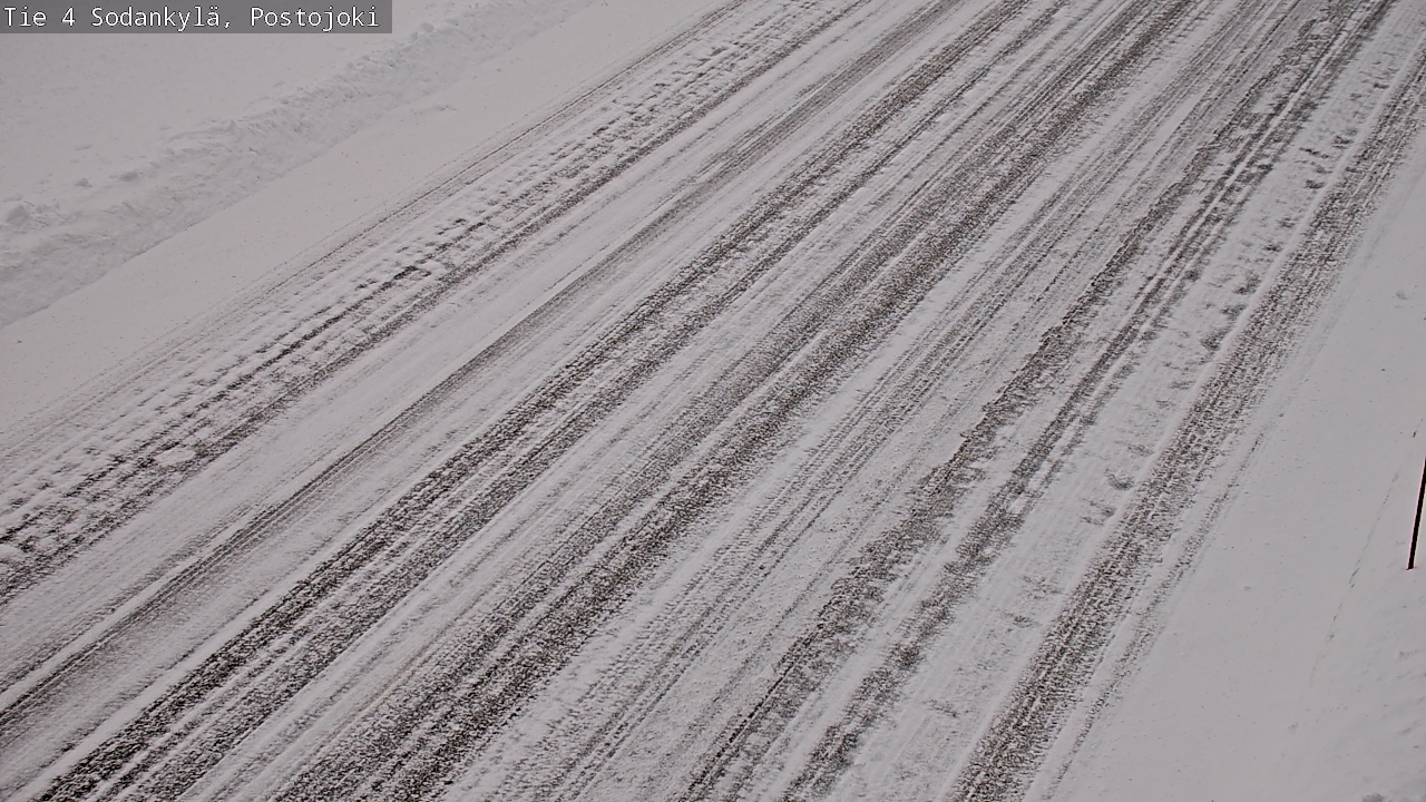 Weather Camera Image Road 4 Sodankylä, Postojoki, Sodankylä, Lappi