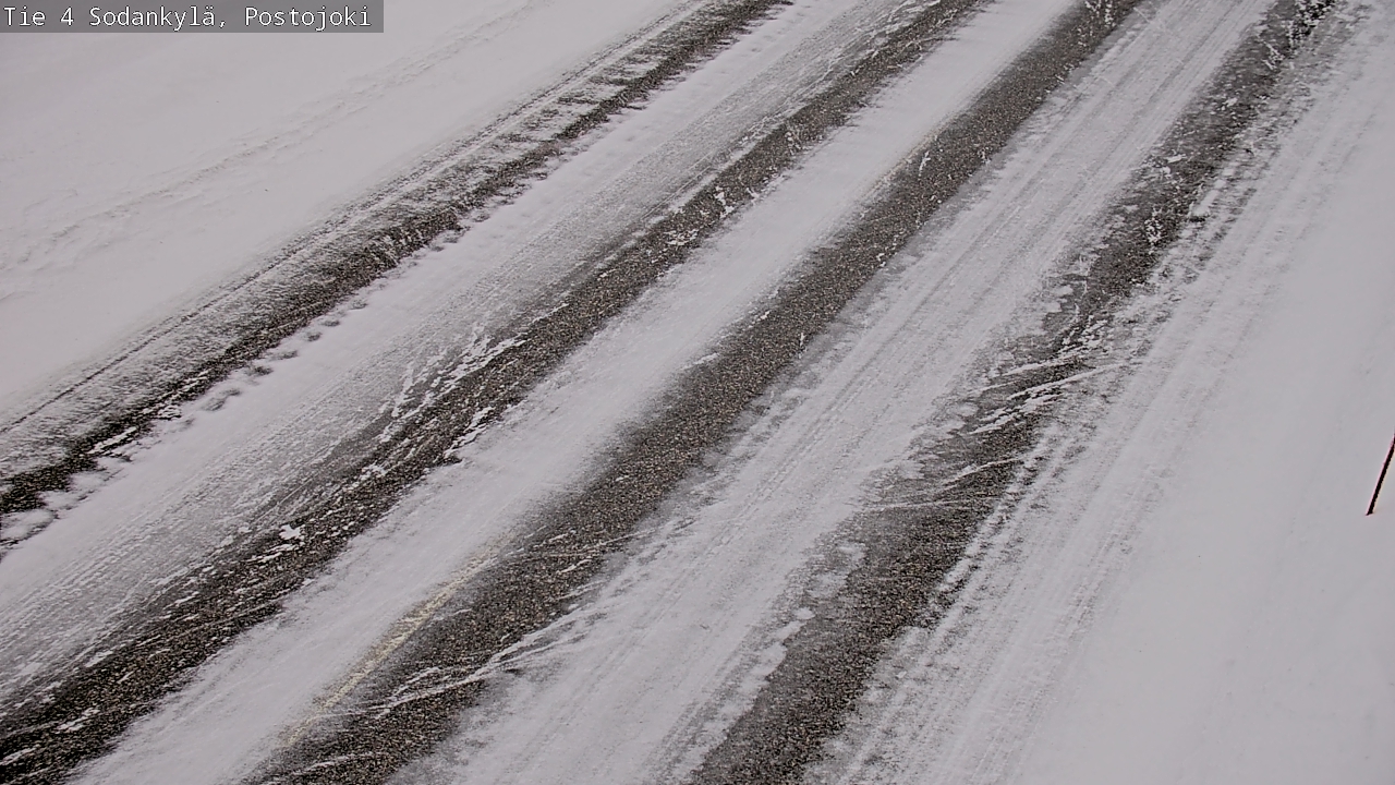 Weather Camera Image Road 4 Sodankylä, Postojoki, Sodankylä, Lappi