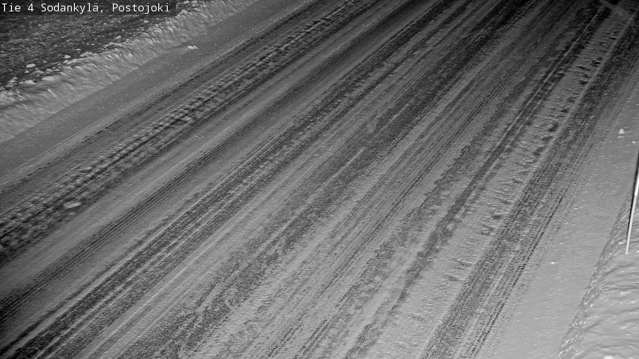 Weather Camera Image Väg 4 Sodankylä, Postojoki, Sodankylä, Lappi