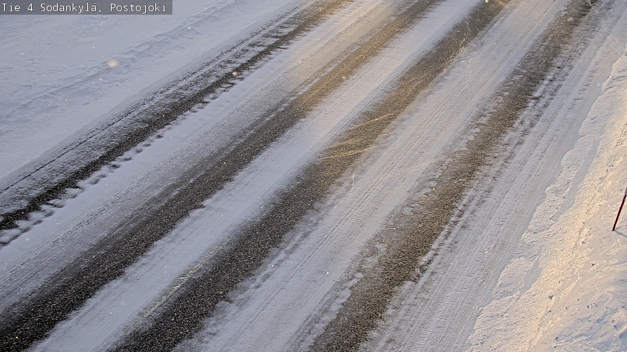 Weather Camera Image Road 4 Sodankylä, Postojoki, Sodankylä, Lappi