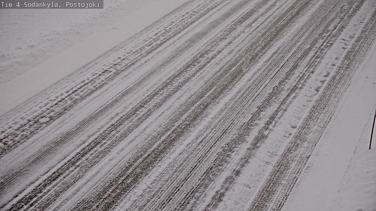 Weather Camera Image Road 4 Sodankylä, Postojoki, Sodankylä, Lappi