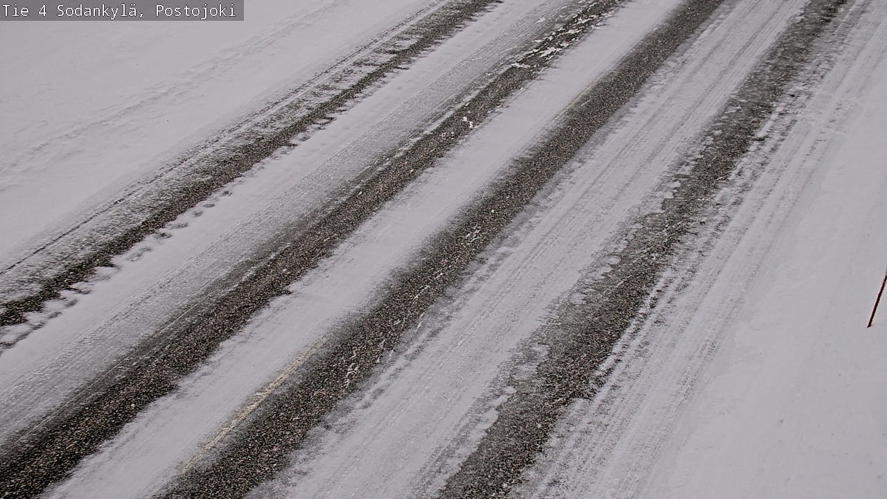 Weather Camera Image Road 4 Sodankylä, Postojoki, Sodankylä, Lappi