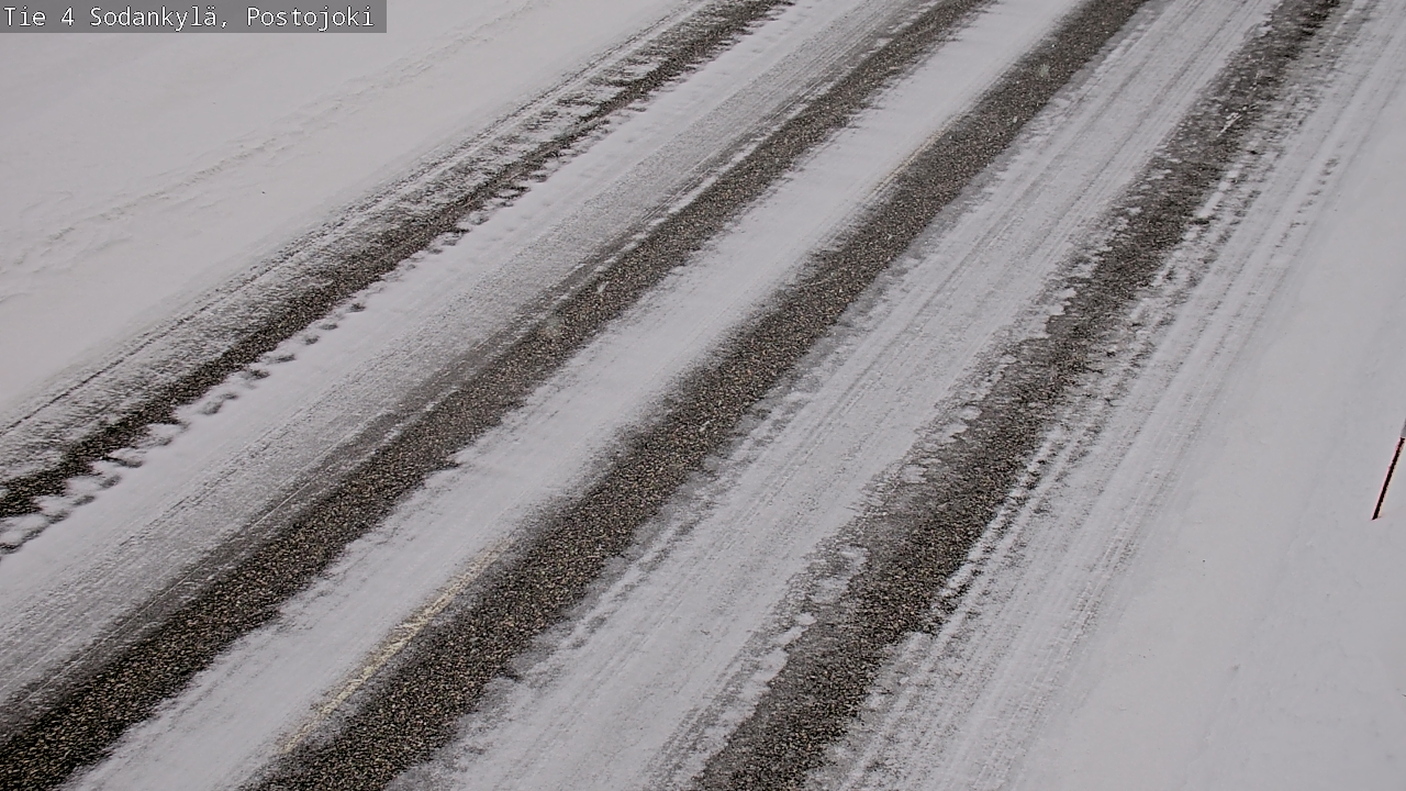 Weather Camera Image Road 4 Sodankylä, Postojoki, Sodankylä, Lappi