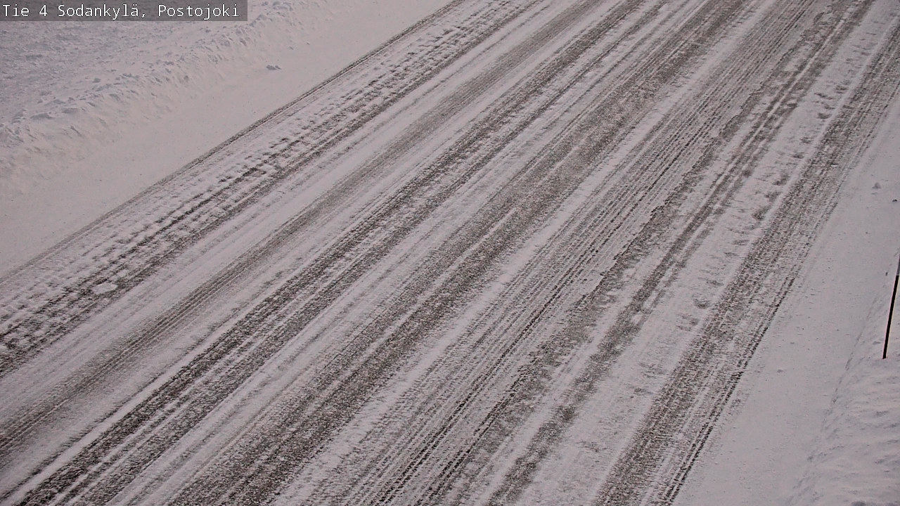 Weather Camera Image Road 4 Sodankylä, Postojoki, Sodankylä, Lappi