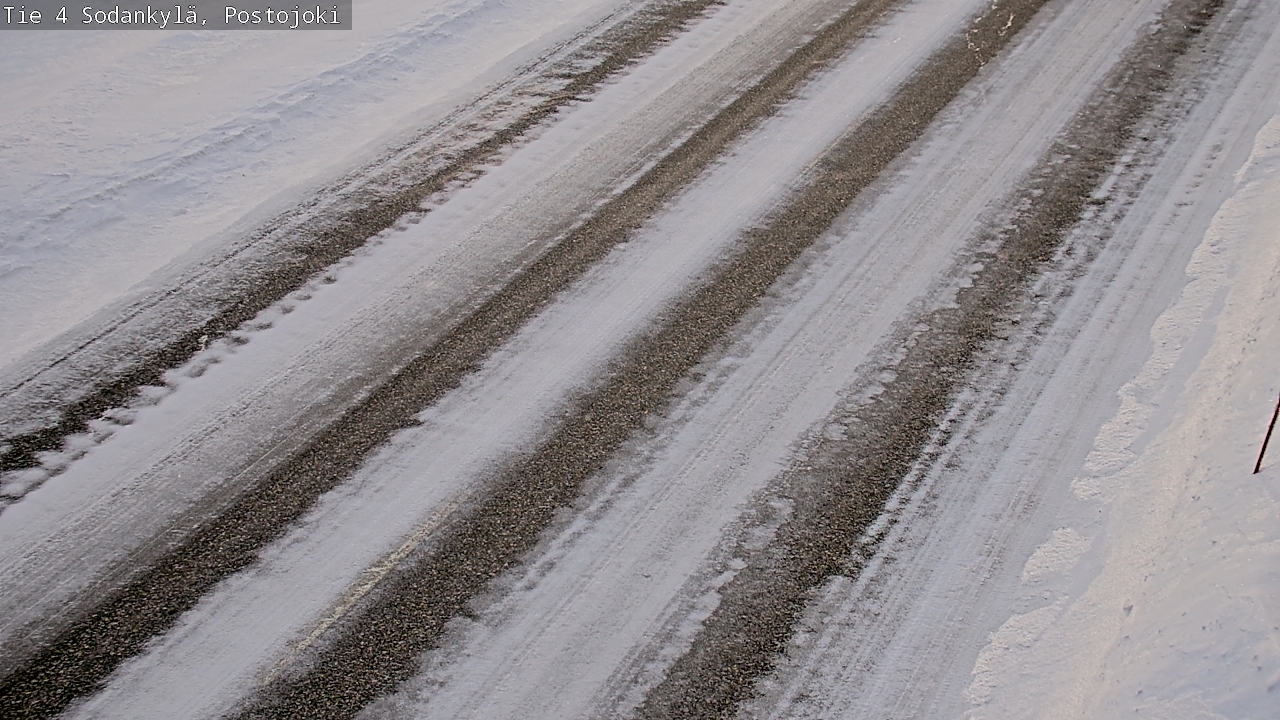 Weather Camera Image Road 4 Sodankylä, Postojoki, Sodankylä, Lappi