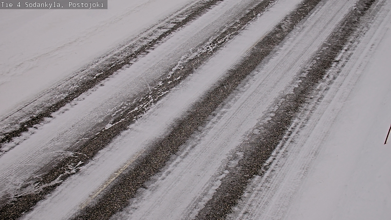 Weather Camera Image Road 4 Sodankylä, Postojoki, Sodankylä, Lappi
