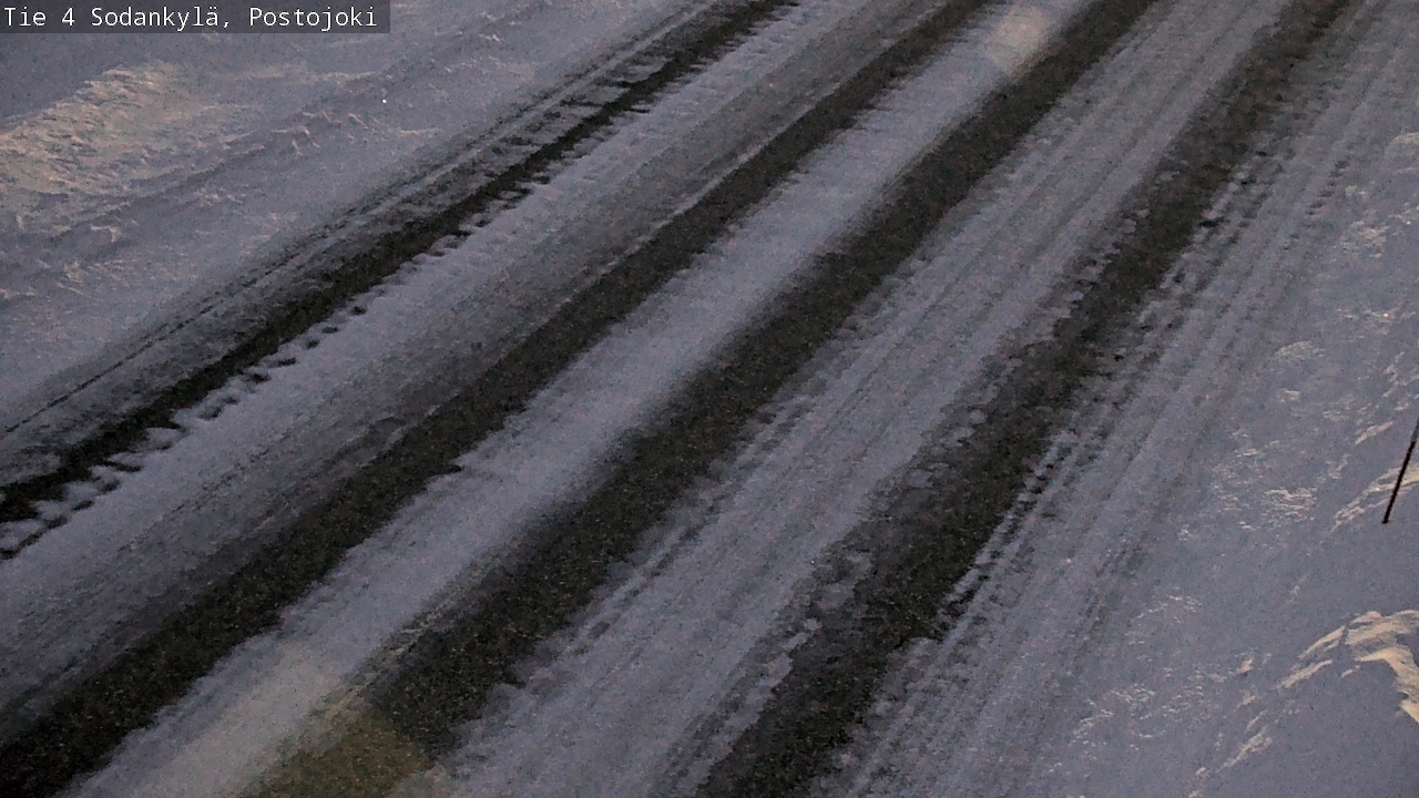 Weather Camera Image Road 4 Sodankylä, Postojoki, Sodankylä, Lappi