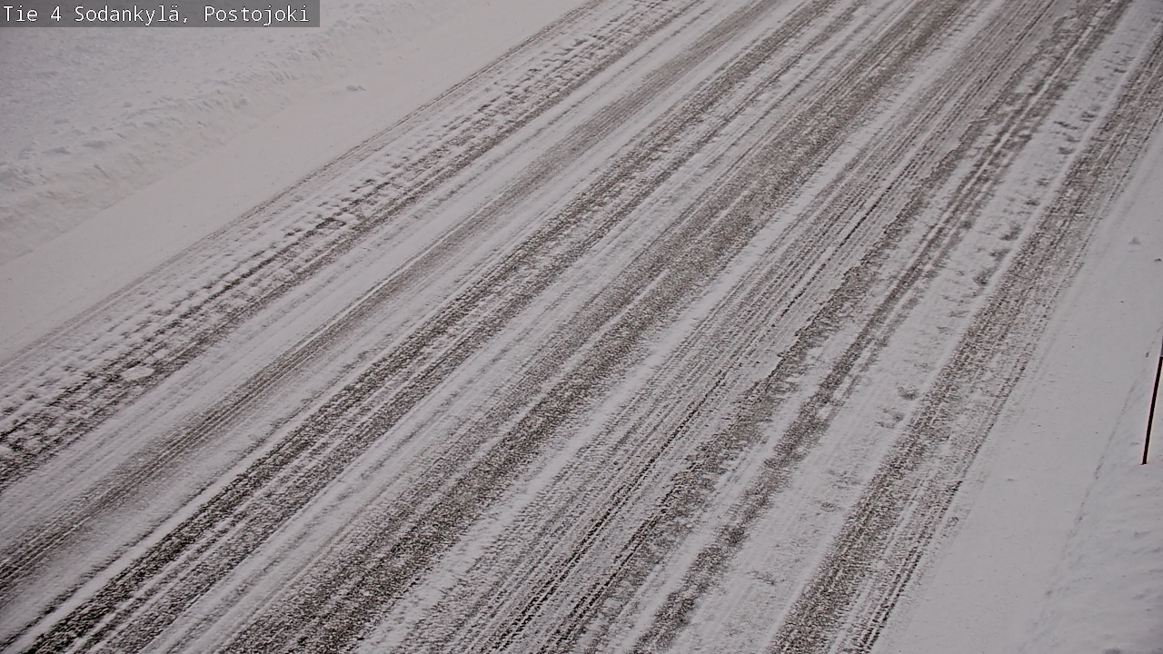 Weather Camera Image Road 4 Sodankylä, Postojoki, Sodankylä, Lappi