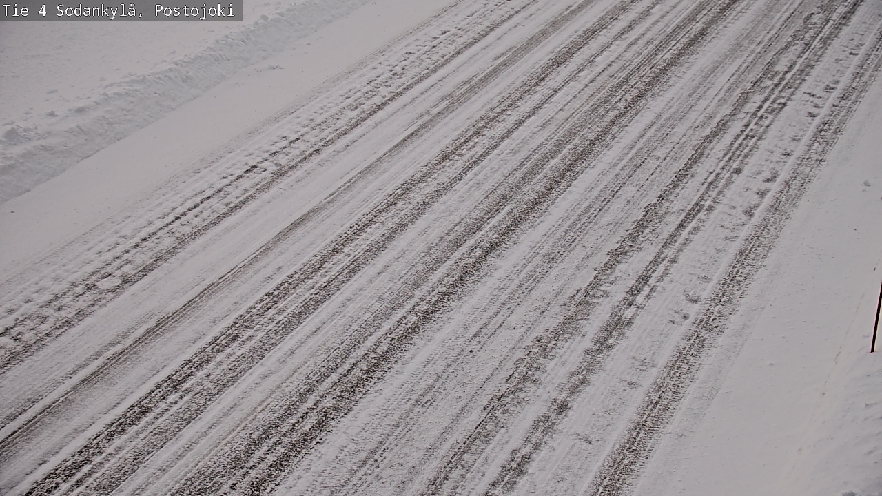 Weather Camera Image Road 4 Sodankylä, Postojoki, Sodankylä, Lappi