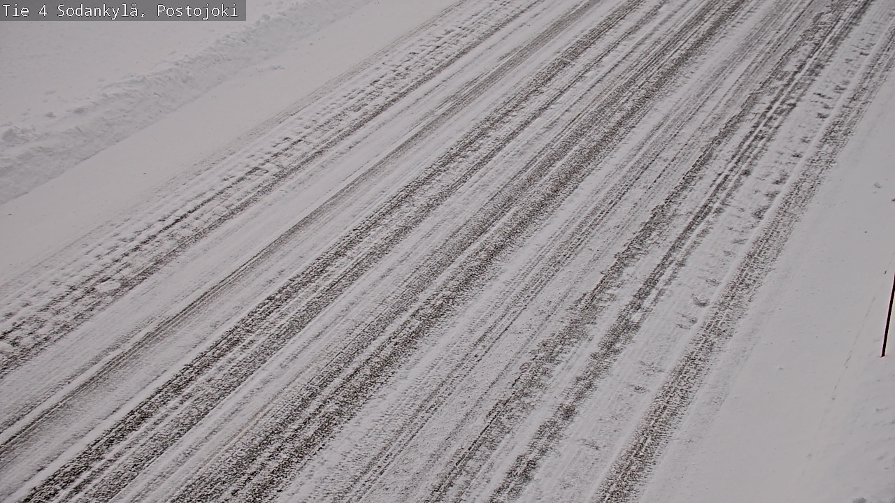 Weather Camera Image Road 4 Sodankylä, Postojoki, Sodankylä, Lappi